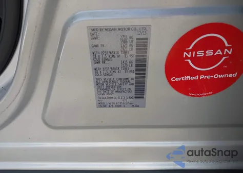 2016 Nissan Pathfinder S z USA, uszkodzony, nr VIN 5N1AR2MM4GC611186
